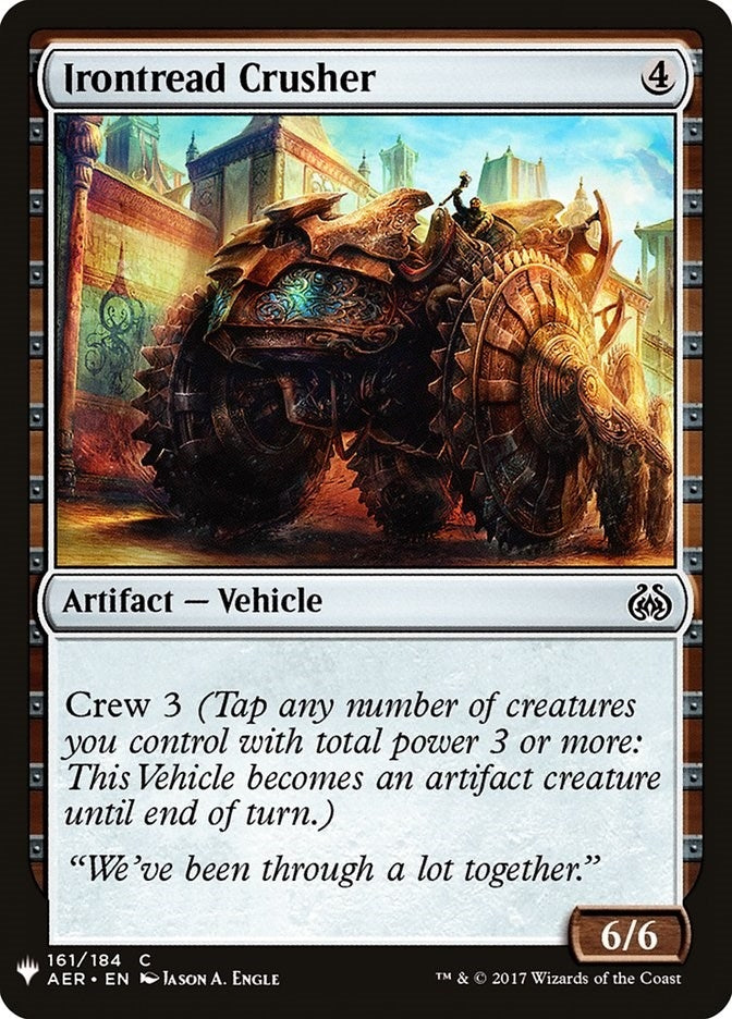 Image for Irontread Crusher (161) (The List Reprints) - Magic: The Gathering