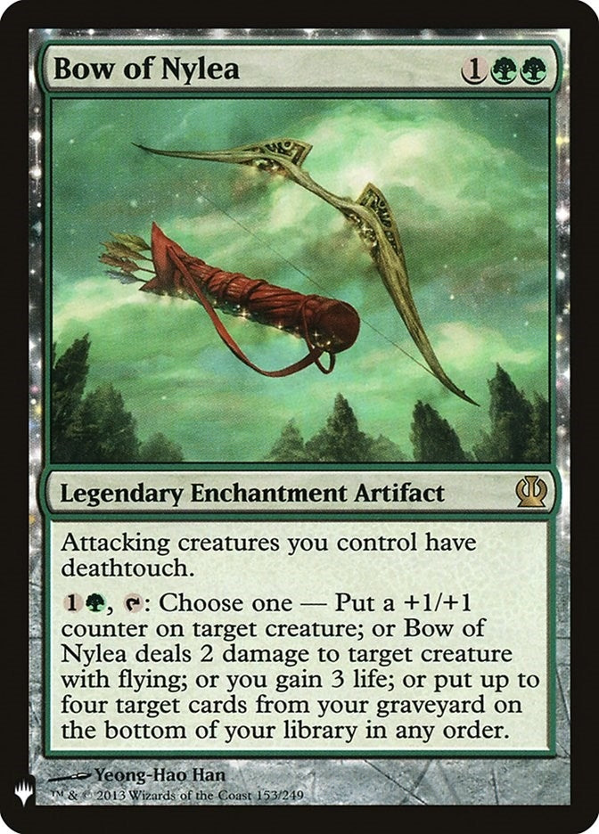 Image for Bow of Nylea (153) (The List Reprints) - Magic: The Gathering