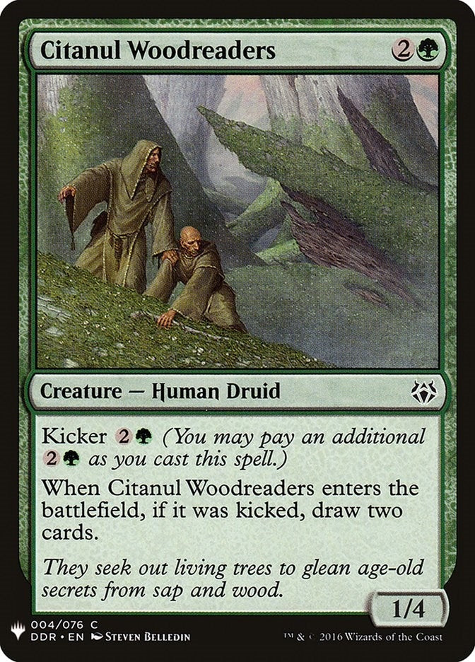 Image for Citanul Woodreaders (4) (The List Reprints) - Magic: The Gathering