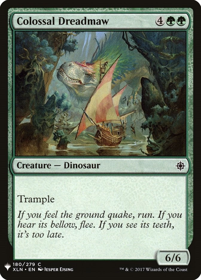 Image for Colossal Dreadmaw (180) (The List Reprints) - Magic: The Gathering