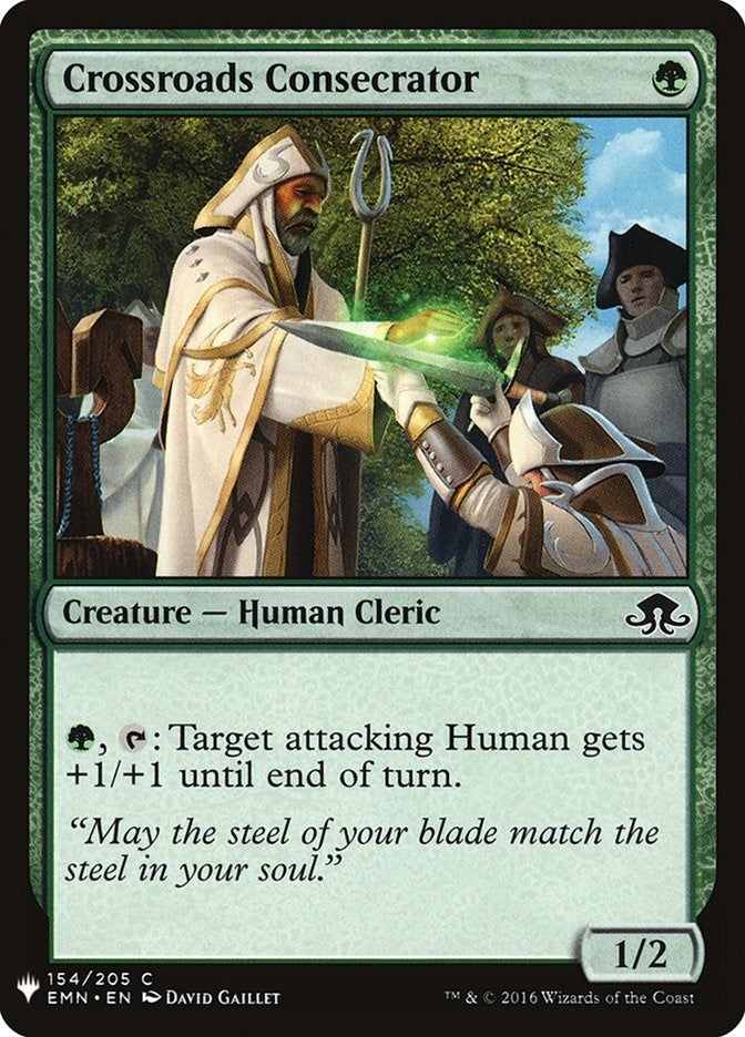 Image for Crossroads Consecrator (154) (The List Reprints) - Magic: The Gathering