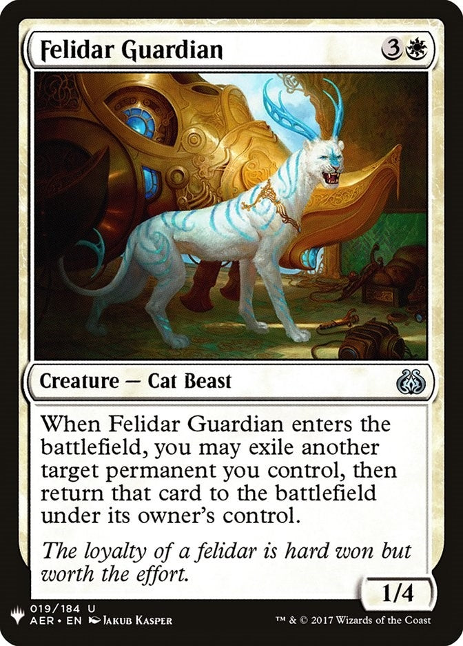 Image for Felidar Guardian (19) (The List Reprints) - Magic: The Gathering