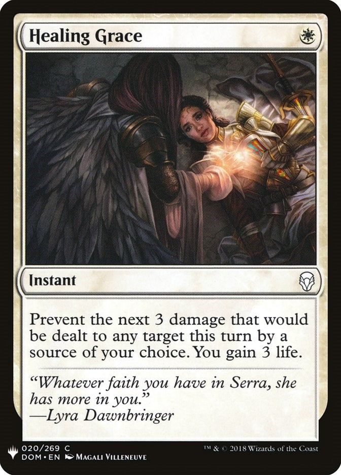 Image for Healing Grace (20) (The List Reprints) - Magic: The Gathering