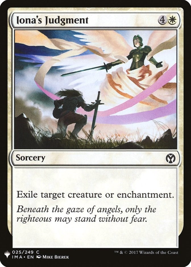 Image for Iona's Judgment (25) (The List Reprints) - Magic: The Gathering