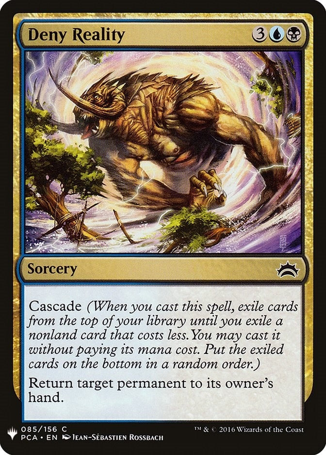 Image for Deny Reality (PCA) (85) (The List Reprints) - Magic: The Gathering