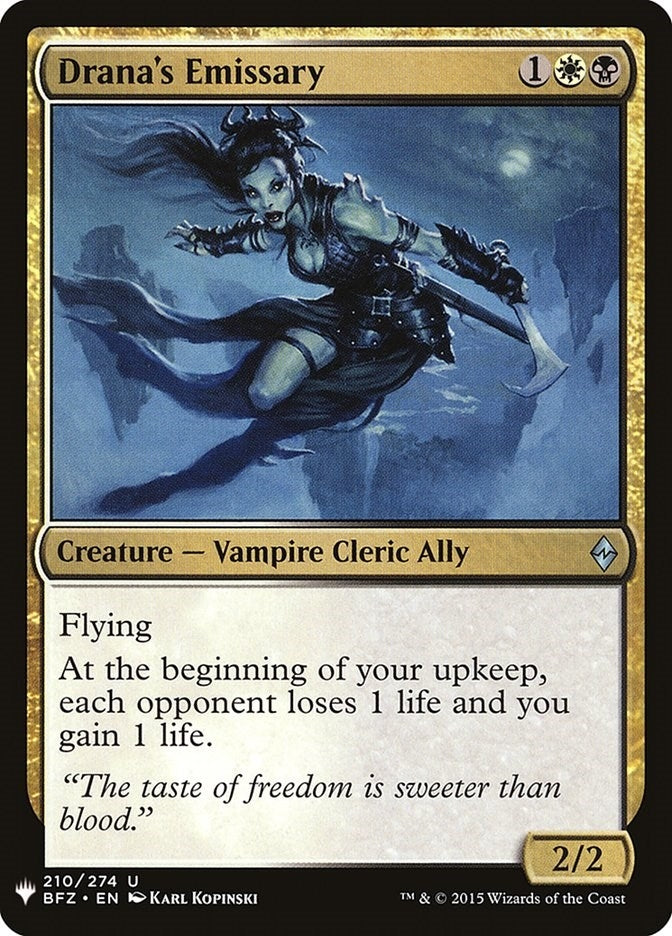 Image for Drana's Emissary (210) (The List Reprints) - Magic: The Gathering