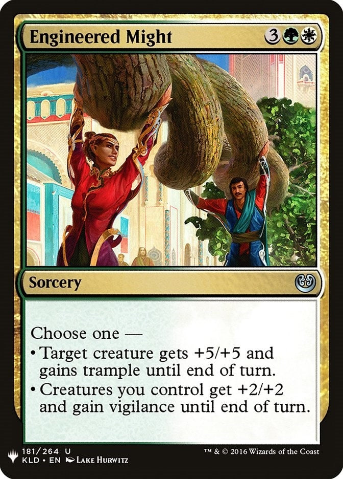 Image for Engineered Might (181) (The List Reprints) - Magic: The Gathering