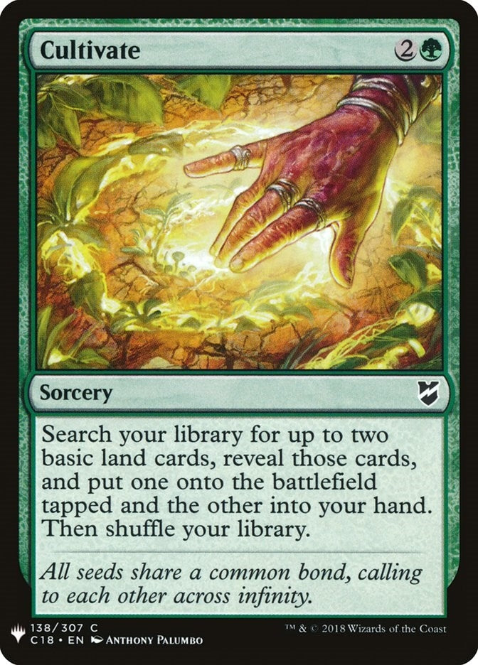 Image for Cultivate (C18) (138) (The List Reprints) - Magic: The Gathering