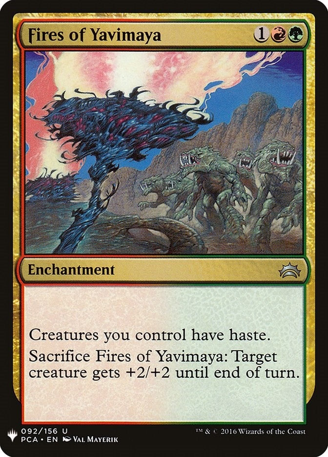 Image for Fires of Yavimaya (92) (The List Reprints) - Magic: The Gathering