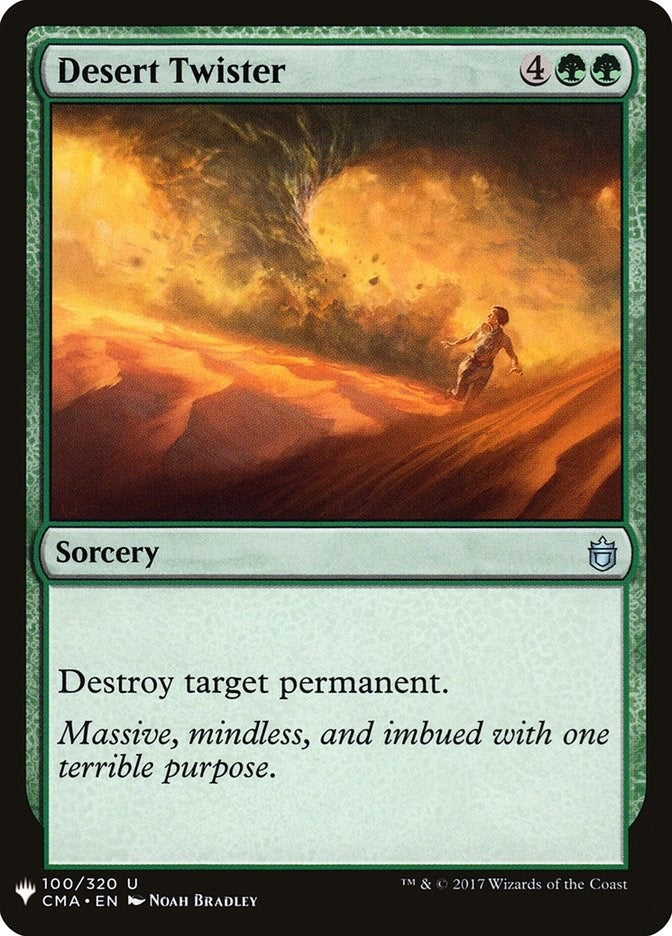 Image for Desert Twister (100) (The List Reprints) - Magic: The Gathering