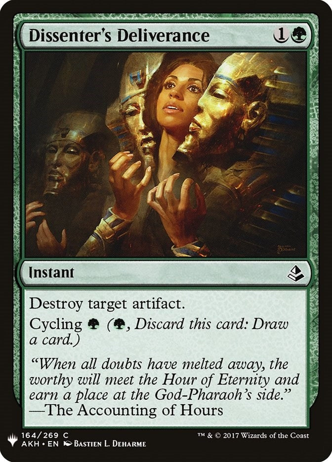 Image for Dissenter's Deliverance (164) (The List Reprints) - Magic: The Gathering