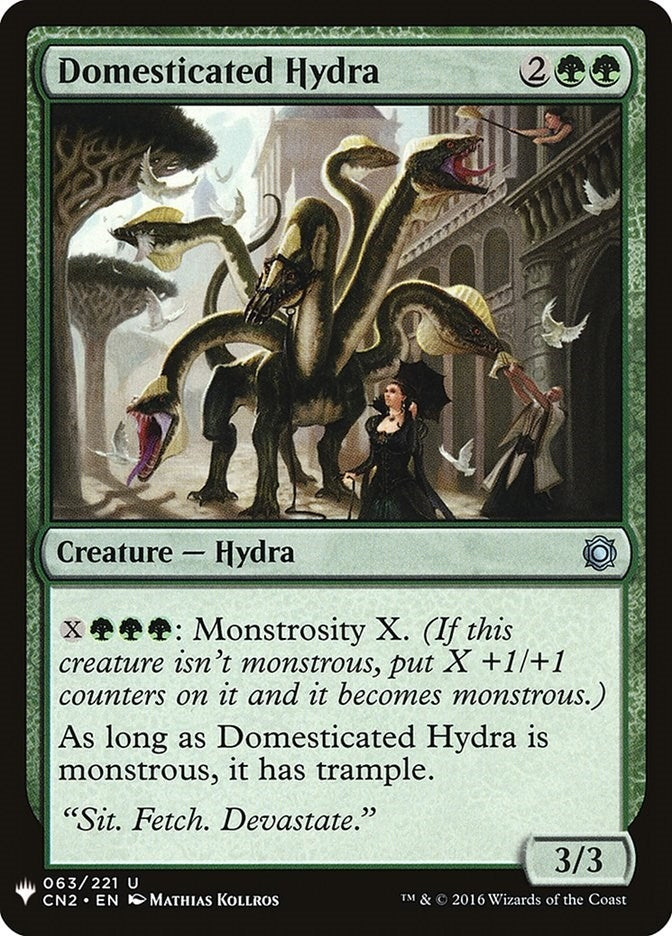Image for Domesticated Hydra (63) (The List Reprints) - Magic: The Gathering