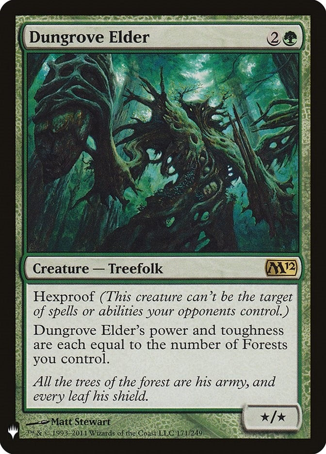 Image for Dungrove Elder (171) (The List Reprints) - Magic: The Gathering