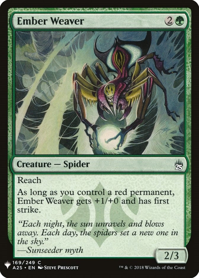 Image for Ember Weaver (169) (The List Reprints) - Magic: The Gathering