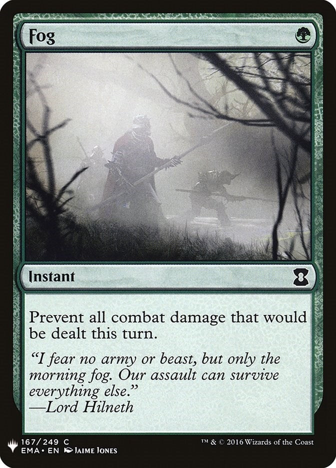 Image for Fog (167) (The List Reprints) - Magic: The Gathering