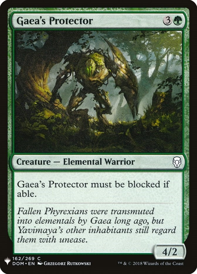 Image for Gaea's Protector (162) (The List Reprints) - Magic: The Gathering