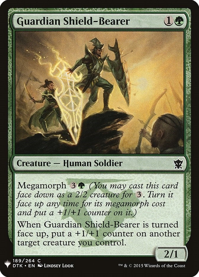 Image for Guardian Shield-Bearer (189) (The List Reprints) - Magic: The Gathering