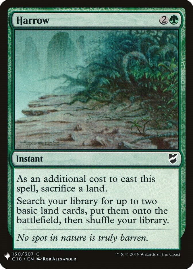 Image for Harrow (150) (The List Reprints) - Magic: The Gathering