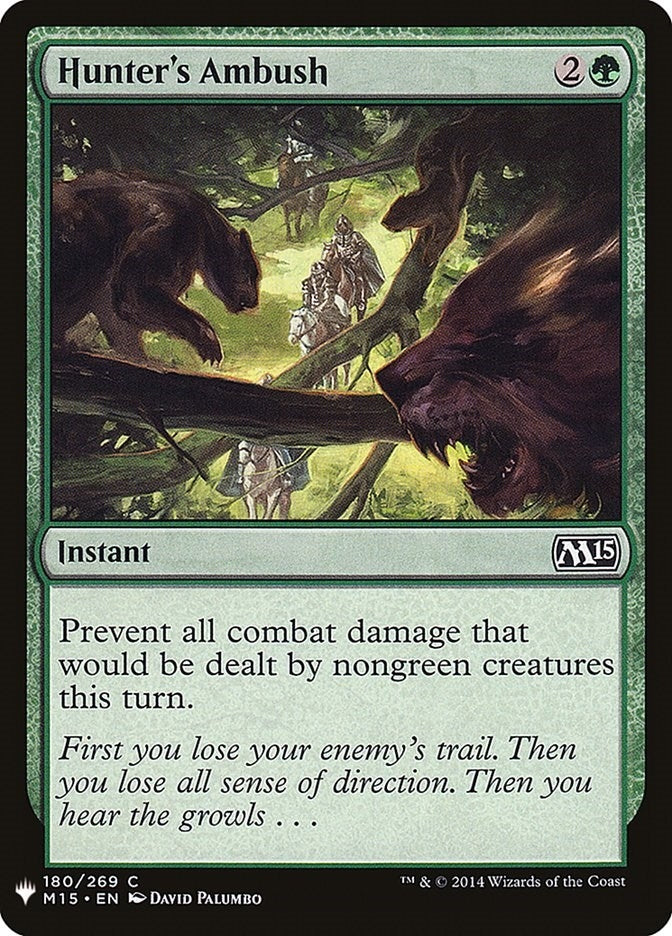 Image for Hunter's Ambush (180) (The List Reprints) - Magic: The Gathering