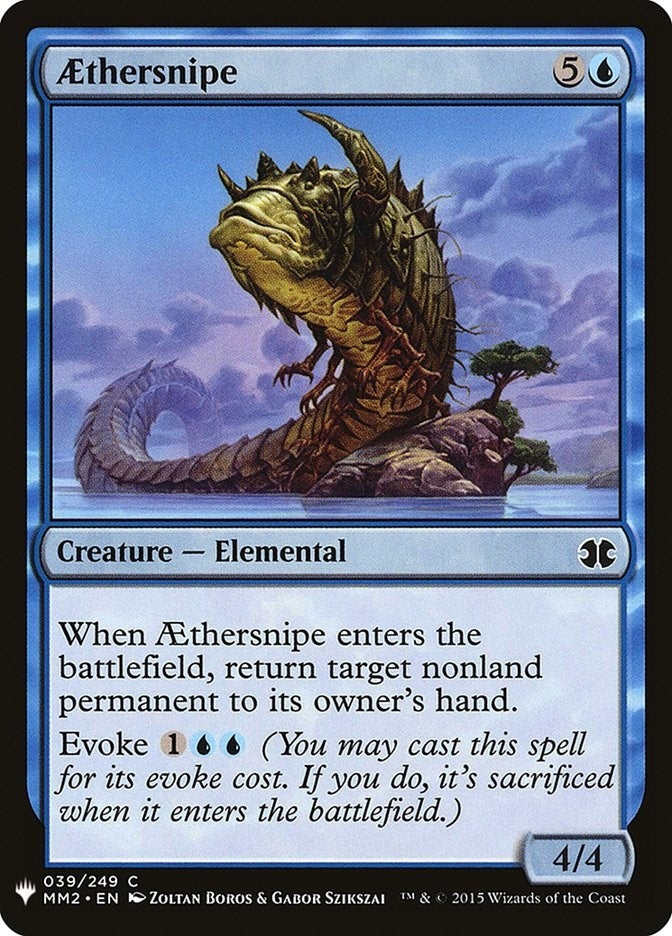 Image for Aethersnipe (39) (The List Reprints) - Magic: The Gathering