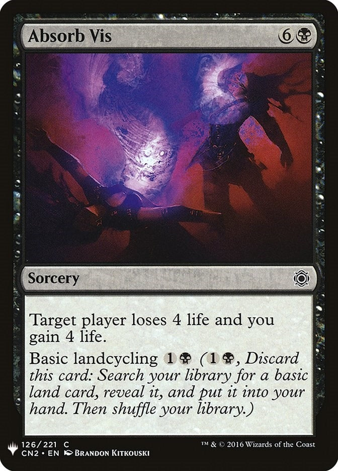 Image for Absorb Vis (126) (The List Reprints) - Magic: The Gathering
