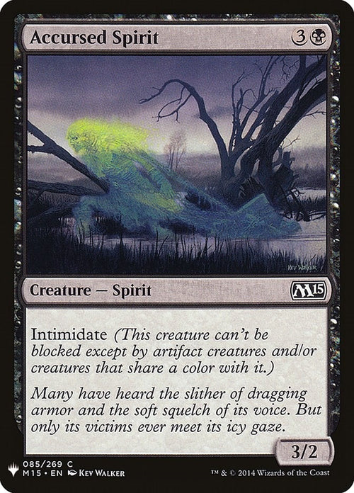 Image for Accursed Spirit (85) (The List Reprints) - Magic: The Gathering