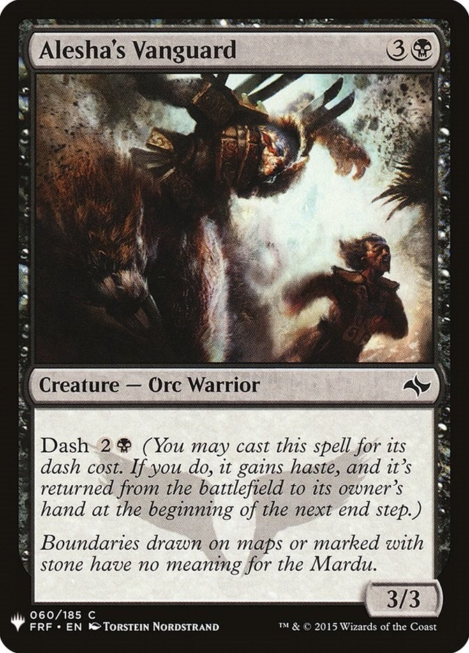 Image for Alesha's Vanguard (60) (The List Reprints) - Magic: The Gathering