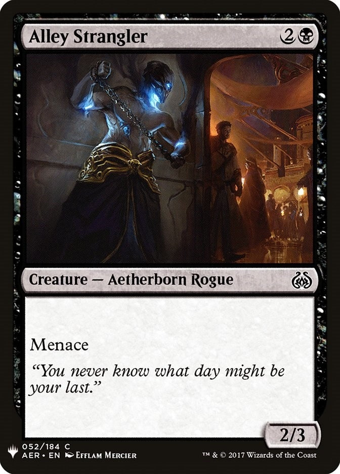 Image for Alley Strangler (52) (The List Reprints) - Magic: The Gathering