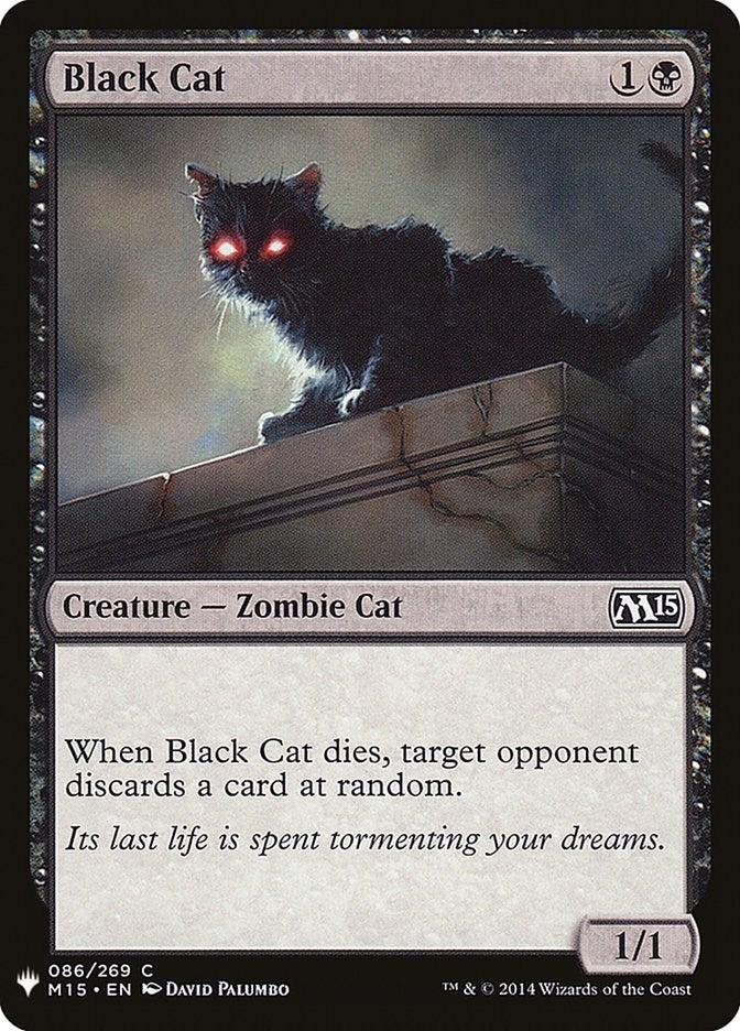 Image for Black Cat (86) (The List Reprints) - Magic: The Gathering