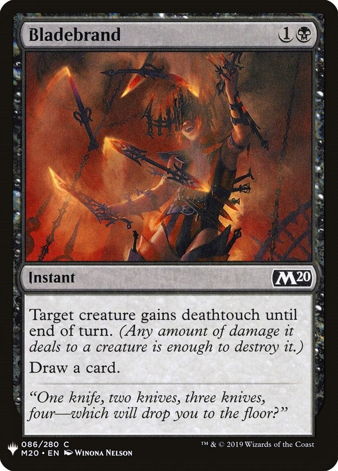 Image for Bladebrand (86) (The List Reprints) - Magic: The Gathering