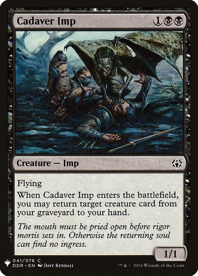 Image for Cadaver Imp (41) (The List Reprints) - Magic: The Gathering