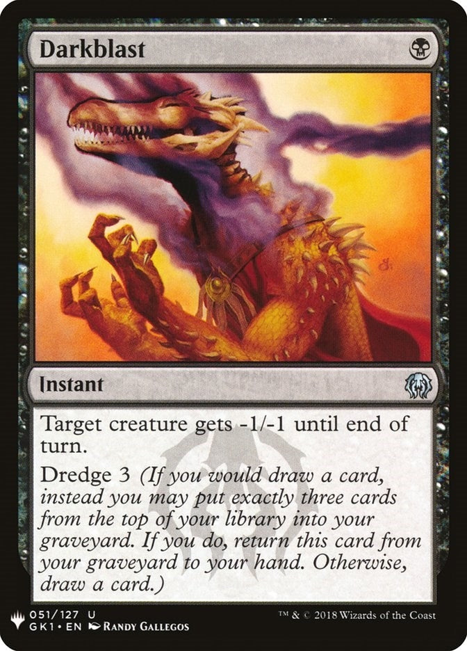 Image for Darkblast (51) (The List Reprints) - Magic: The Gathering