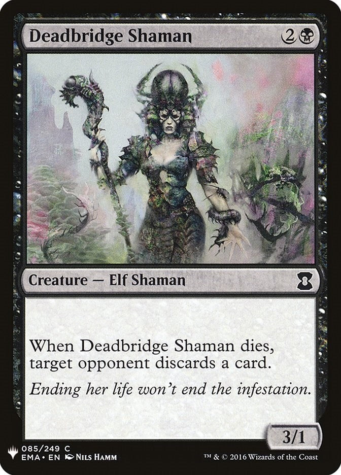 Image for Deadbridge Shaman (85) (The List Reprints) - Magic: The Gathering