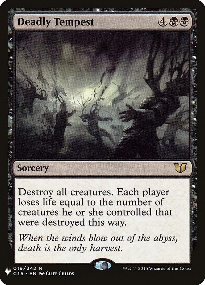 Image for Deadly Tempest (019/342) (The List Reprints) - Magic: The Gathering