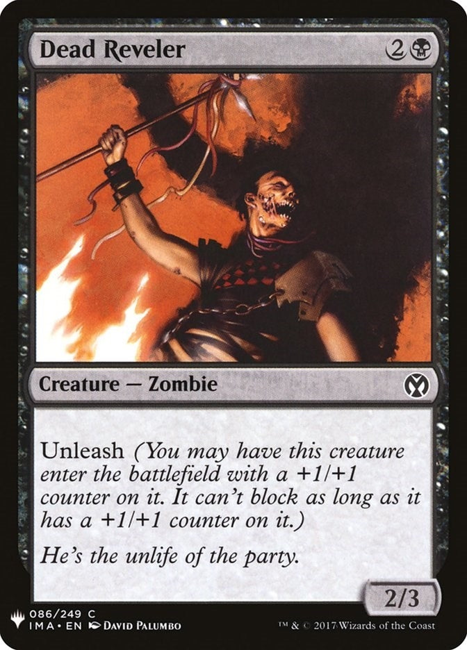 Image for Dead Reveler (86) (The List Reprints) - Magic: The Gathering