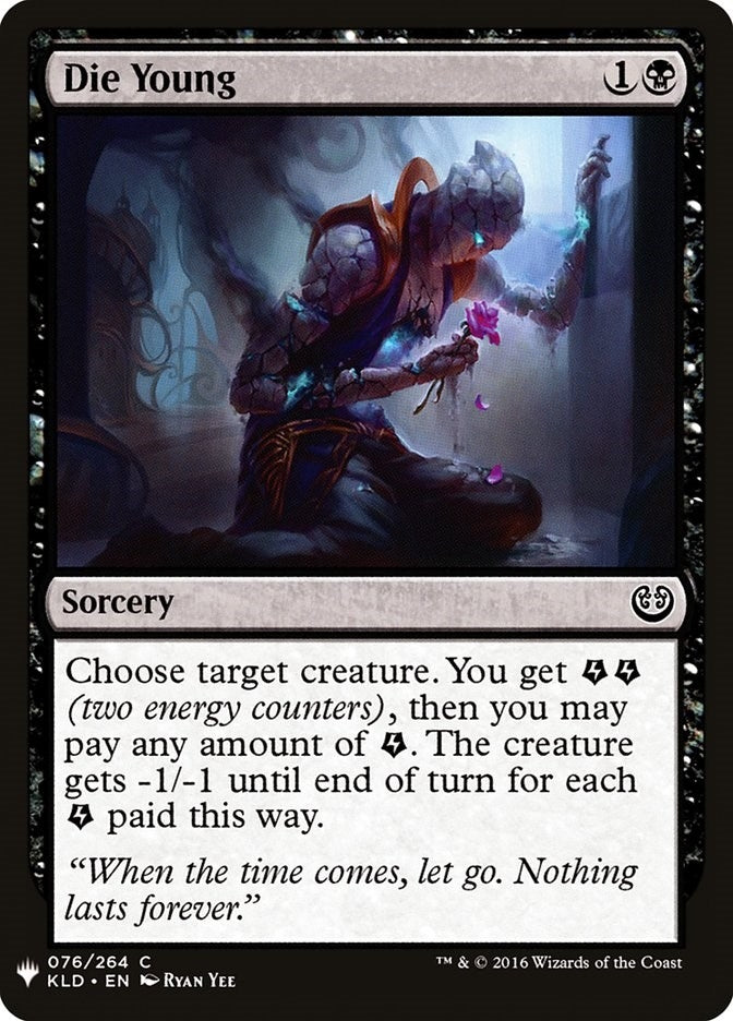 Image for Die Young (76) (The List Reprints) - Magic: The Gathering