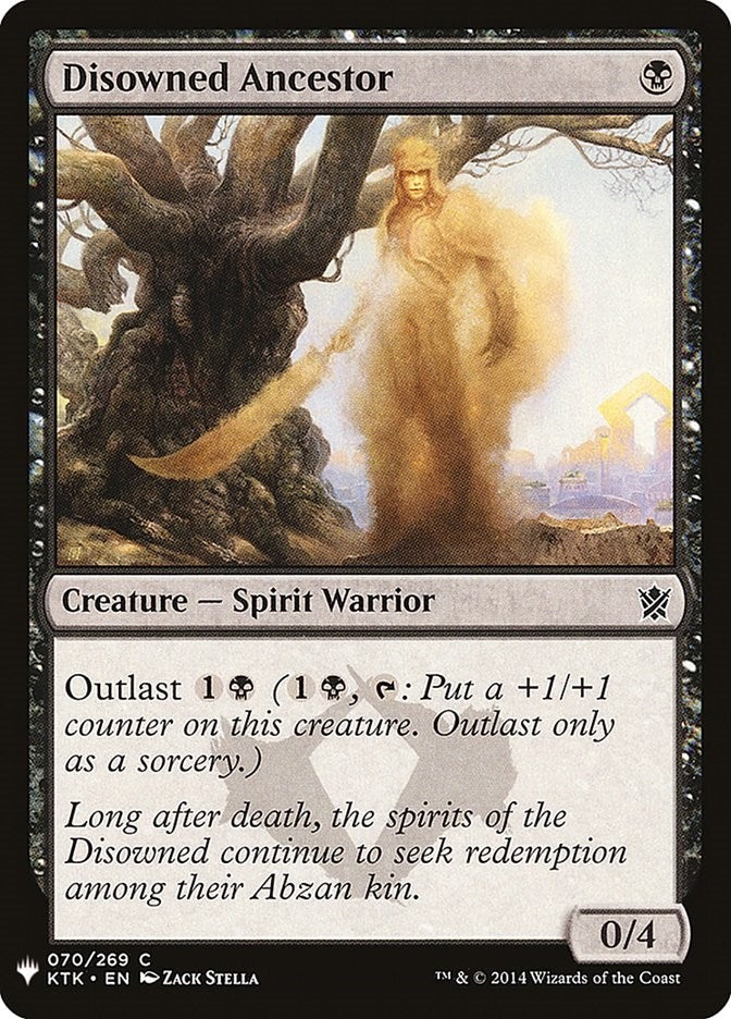 Image for Disowned Ancestor (70) (The List Reprints) - Magic: The Gathering