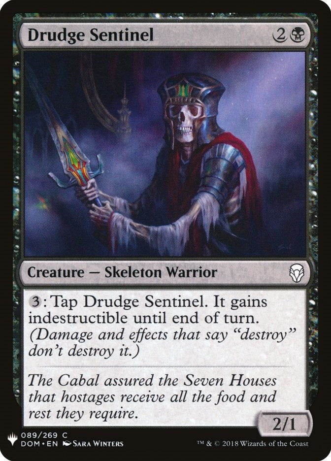 Image for Drudge Sentinel (89) (The List Reprints) - Magic: The Gathering