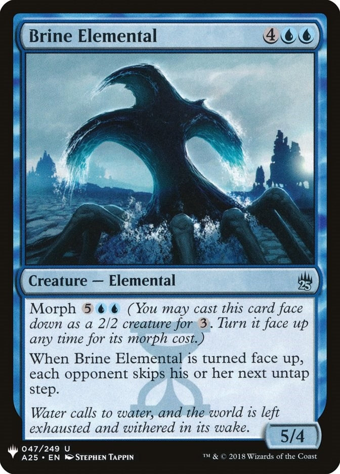 Image for Brine Elemental (47) (The List Reprints) - Magic: The Gathering