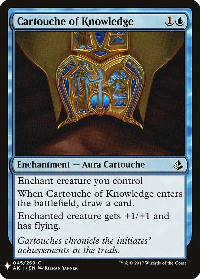 Image for Cartouche of Knowledge (45) (The List Reprints) - Magic: The Gathering