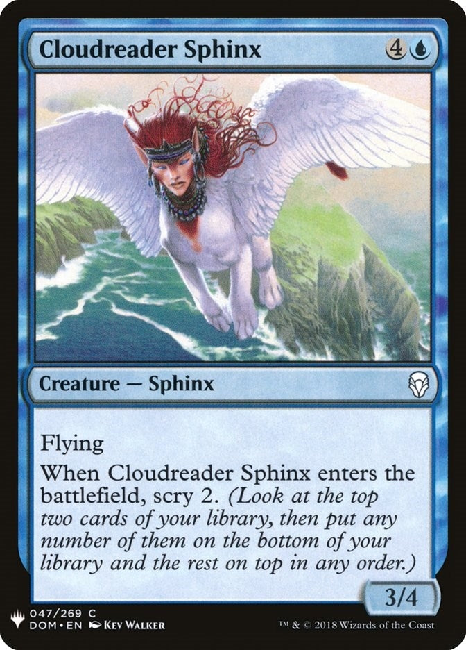 Image for Cloudreader Sphinx (47) (The List Reprints) - Magic: The Gathering
