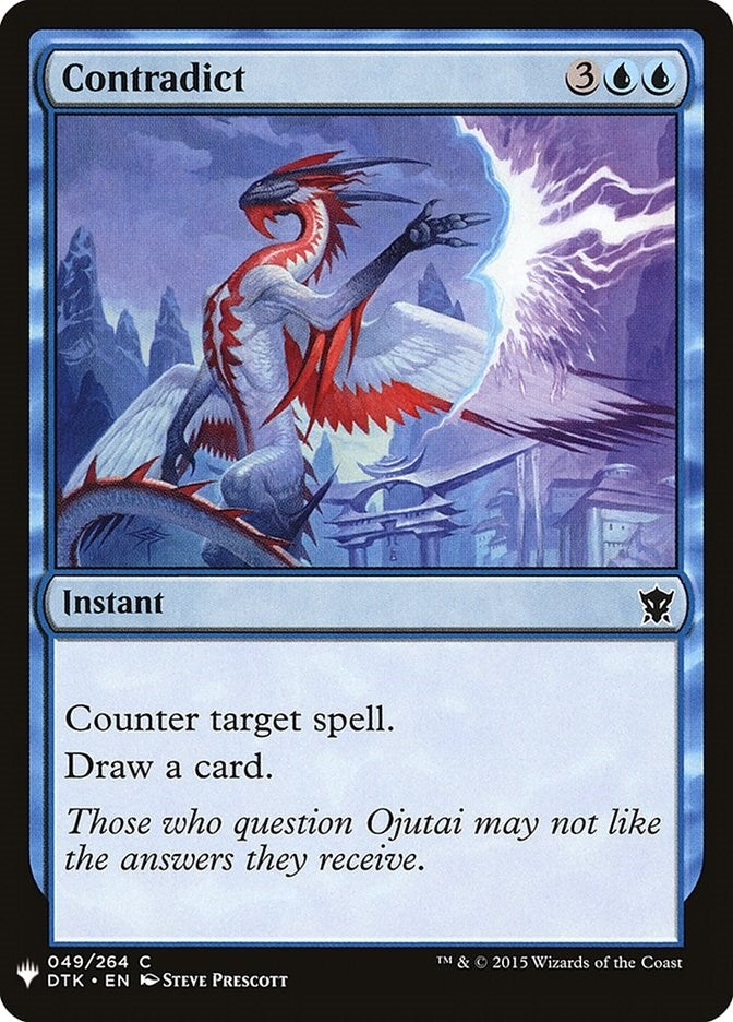 Image for Contradict (49) (The List Reprints) - Magic: The Gathering