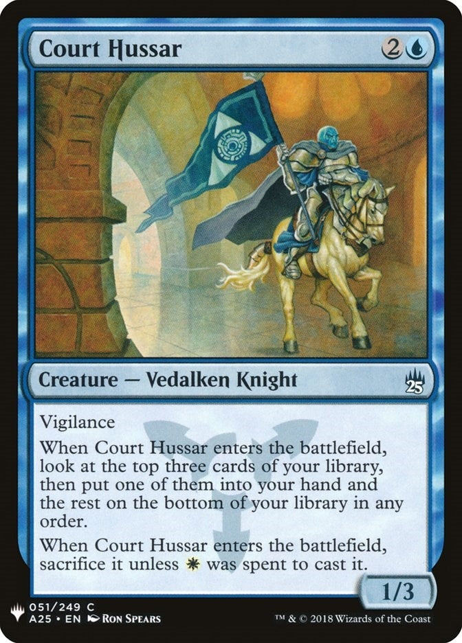 Image for Court Hussar (51) (The List Reprints) - Magic: The Gathering