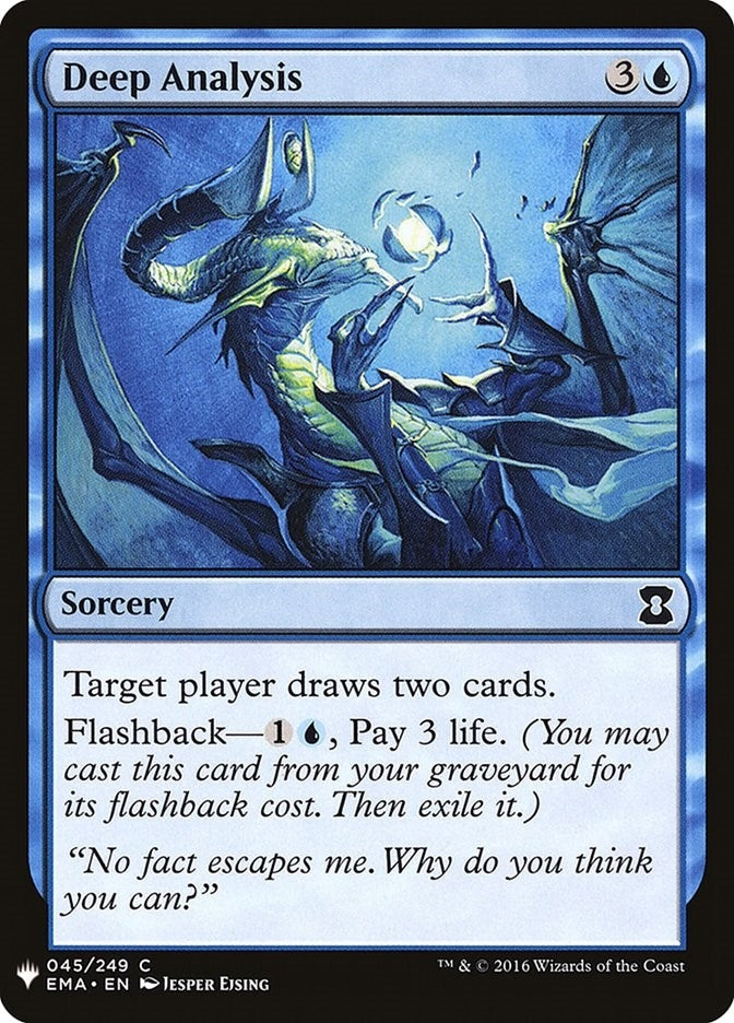 Image for Deep Analysis (45) (The List Reprints) - Magic: The Gathering