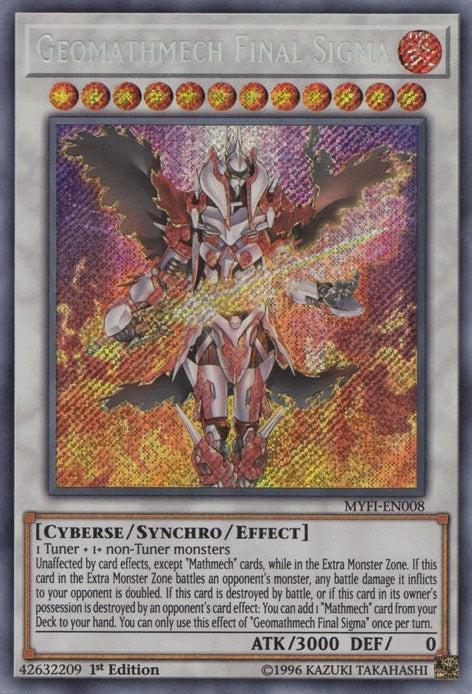 Image for Geomathmech Final Sigma (MYFI-EN008) (MYFI) - YuGiOh