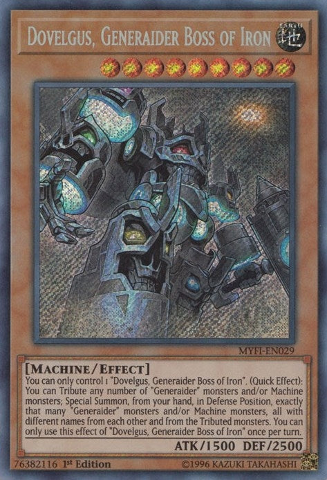 Image for Dovelgus, Generaider Boss of Iron (MYFI-EN029) (MYFI) - YuGiOh