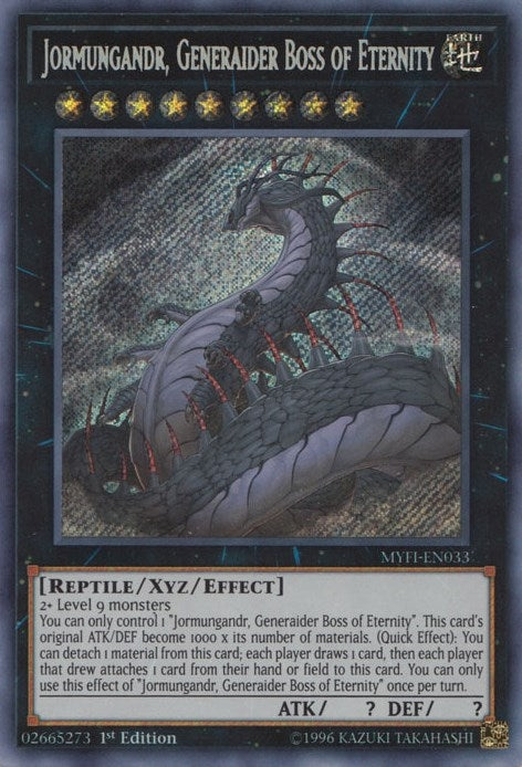 Image for Jormungandr, Generaider Boss of Eternity (MYFI-EN033) (MYFI) - YuGiOh