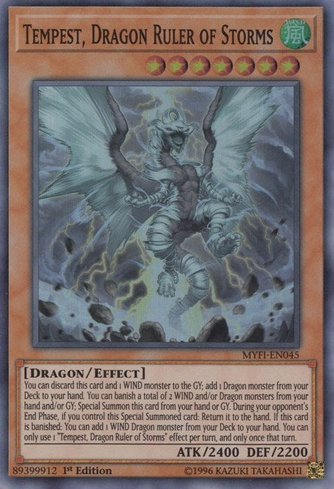 Image for Tempest, Dragon Ruler of Storms (MYFI-EN045) (MYFI) - YuGiOh