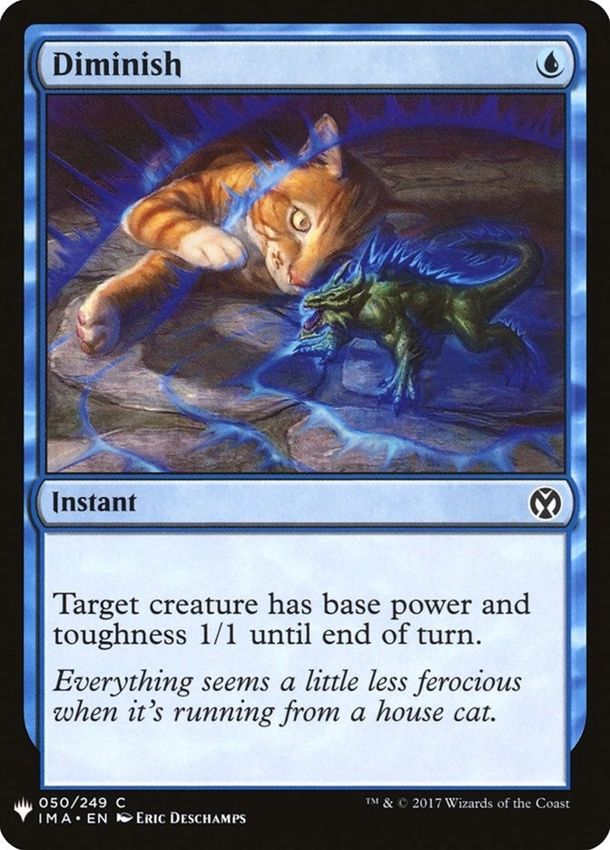 Image for Diminish (50) (The List Reprints) - Magic: The Gathering