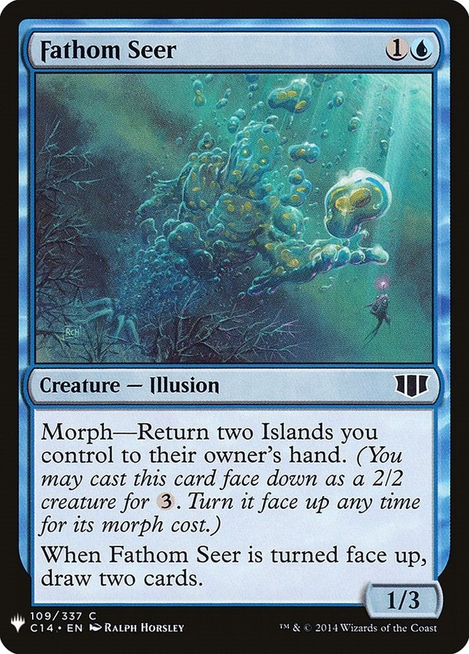 Image for Fathom Seer (109) (The List Reprints) - Magic: The Gathering